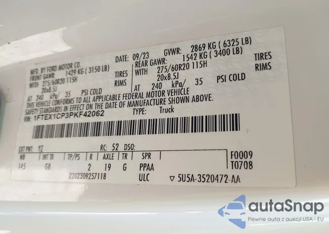 1FTEX1CP3PKF42062: 43364253