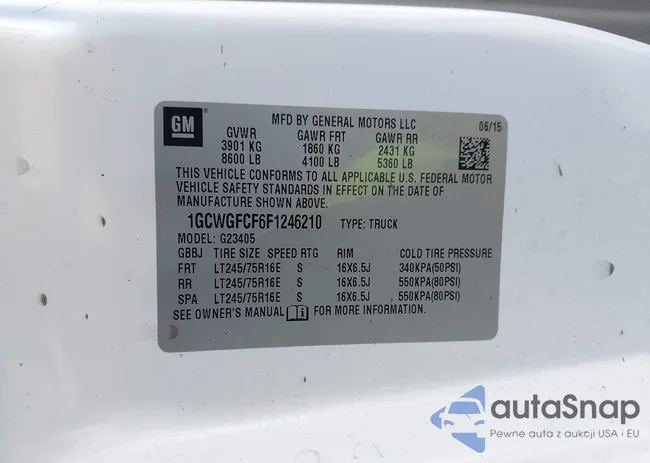 1GCWGFCF6F1246210: 43363270