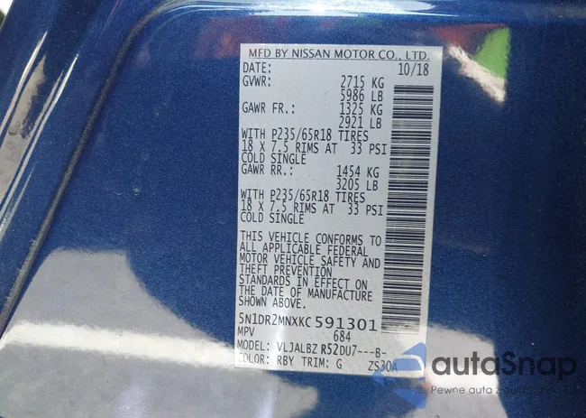 5N1DR2MNXKC591301: 43363293