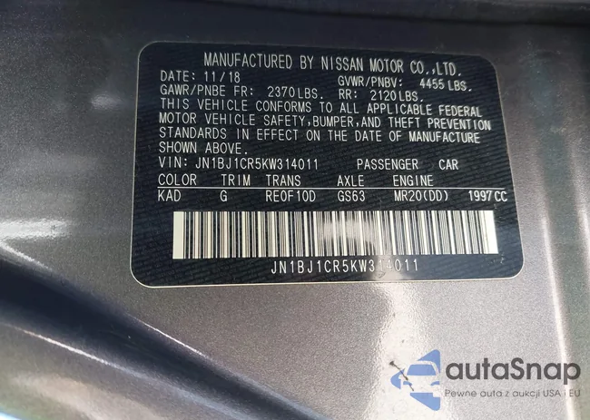 JN1BJ1CR5KW314011: 43363449