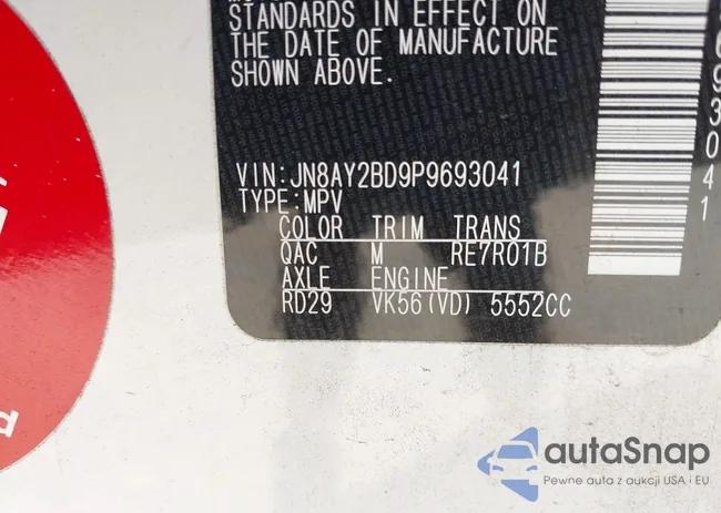 JN8AY2BD9P9693041: 43364744