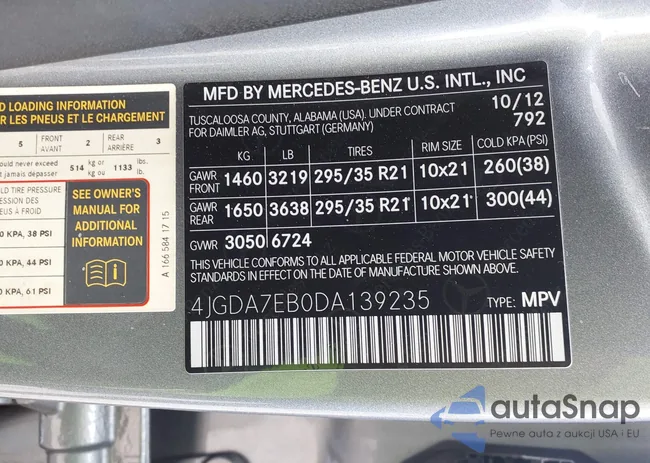 4JGDA7EB0DA139235: 43364840