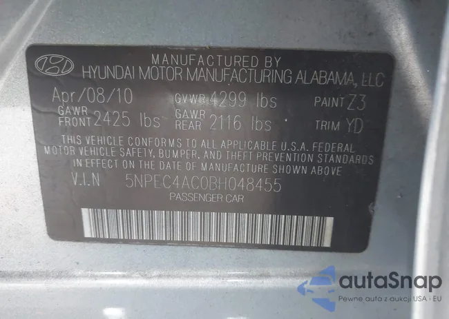 5NPEC4AC0BH048455: 43364853