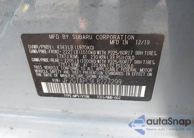 JF2GTAPC9L8227299: 43365052