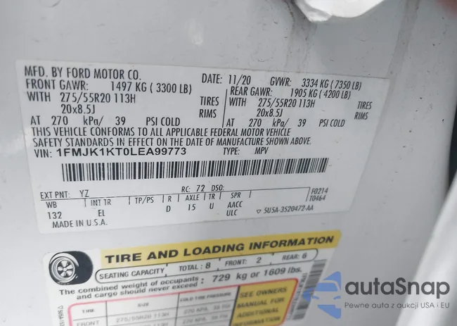 1FMJK1KT0LEA99773: 43365181