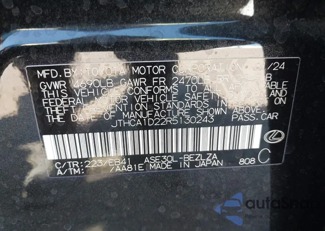 JTHCA1D22R5130243: 43365201