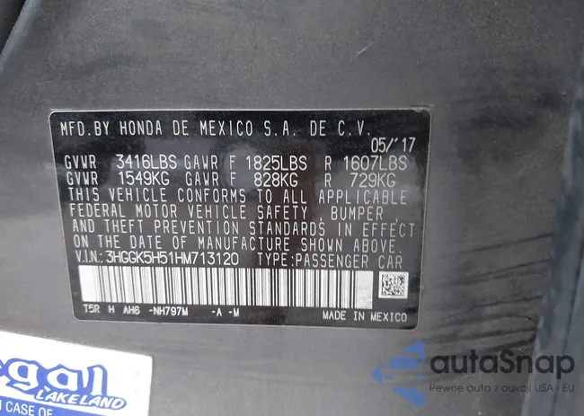 3HGGK5H51HM713120: 43365247