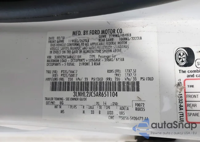 3LNHL2JC5AR651104: 43365729