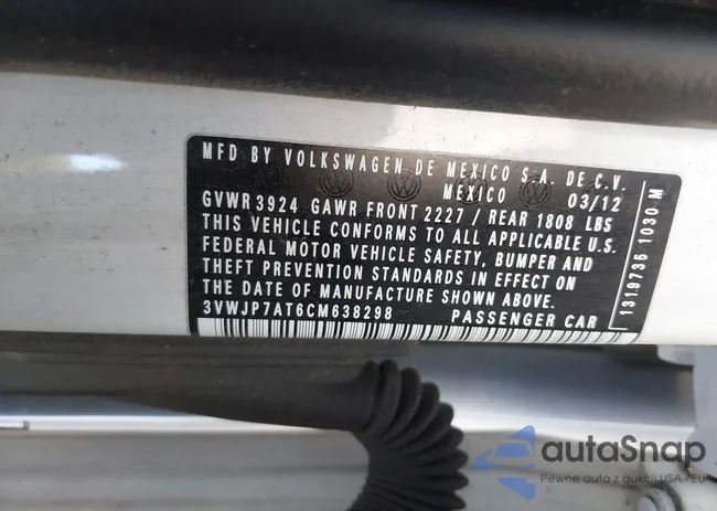 3VWJP7AT6CM638298: 43365870