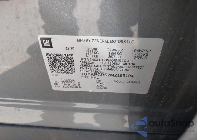 1GYKPCRS7MZ159104: 43365941