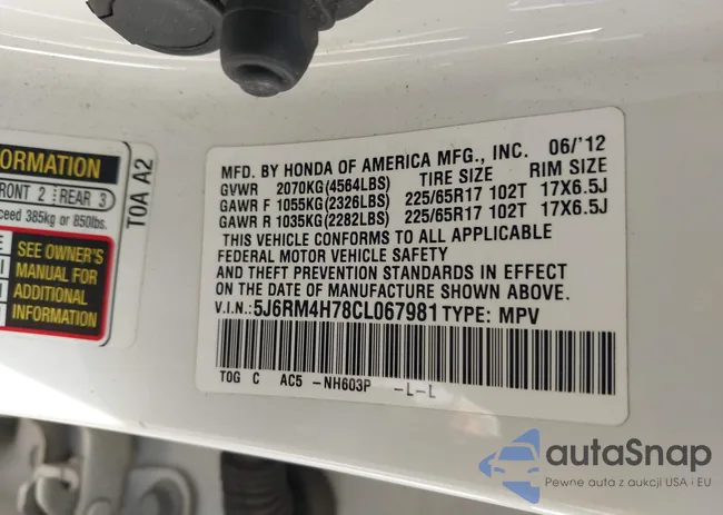 5J6RM4H78CL067981: 43366232