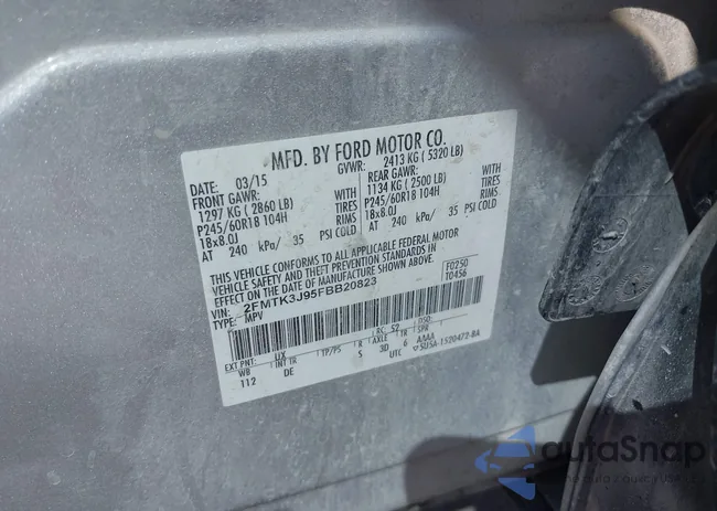 2FMTK3J95FBB20823: 43365305