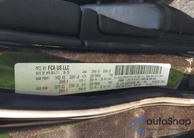 1C4RJFAG2FC102703: 43365344