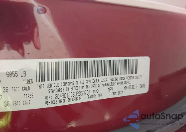 2C4RC1EG6JR353750: 43365347