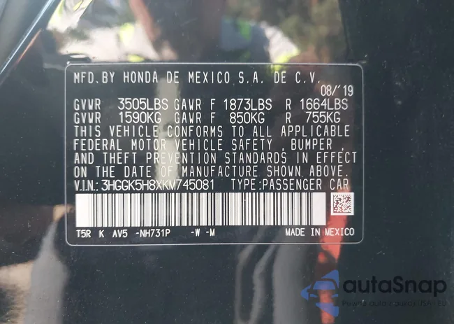 3HGGK5H8XKM745081: 43365615