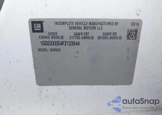 1GD22XEG4FZ123544: 43366718