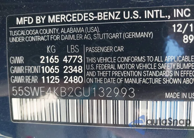 55SWF4KB2GU132993: 43366724