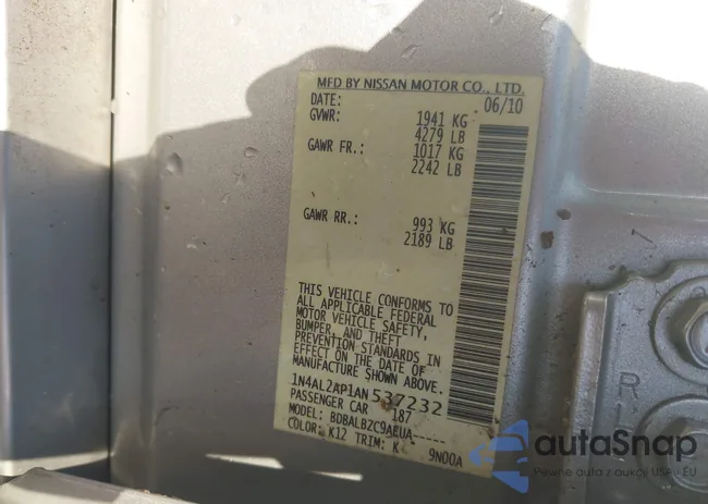 1N4AL2AP1AN537232: 43367065