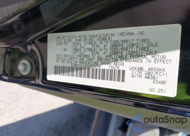 5TBBT44123S383850: 43366391