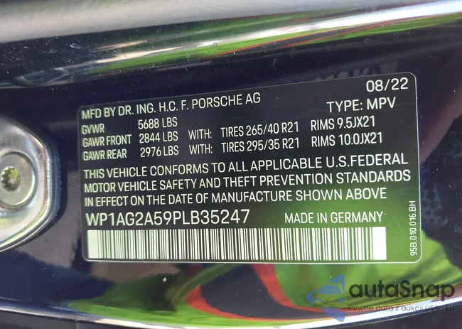 WP1AG2A59PLB35247: 43367669