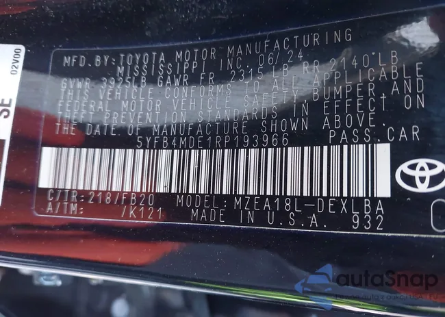 5YFB4MDE1RP193966: 43367691