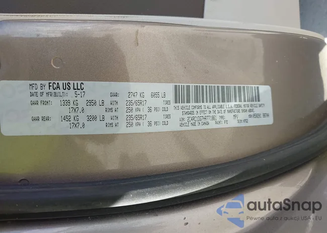 2C4RC1DG7HR771861: 43367773