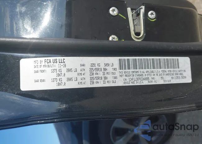 1C4PJLDB7KD340895: 43367969