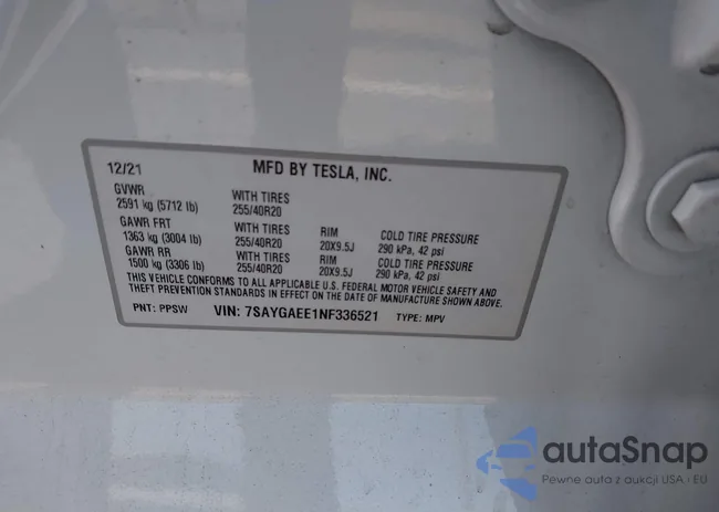 7SAYGAEE1NF336521: 43368104