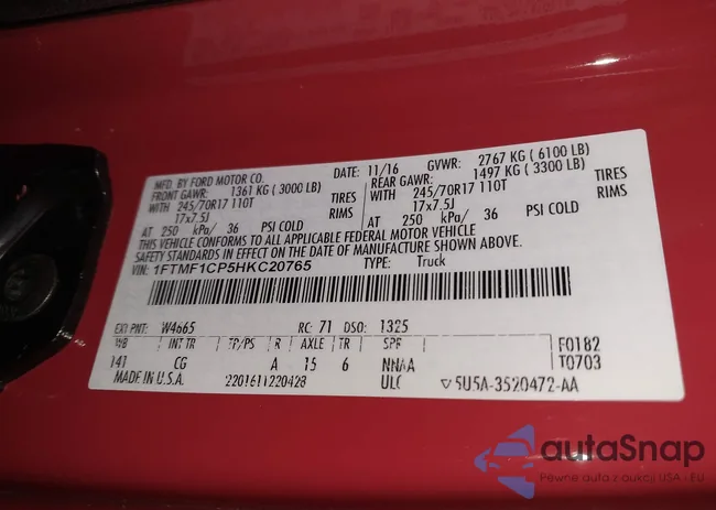 1FTMF1CP5HKC20765: 43367388