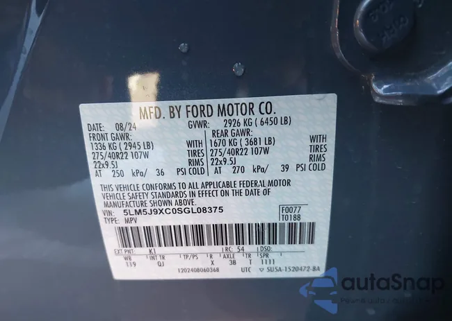 5LM5J9XC0SGL08375: 43367566