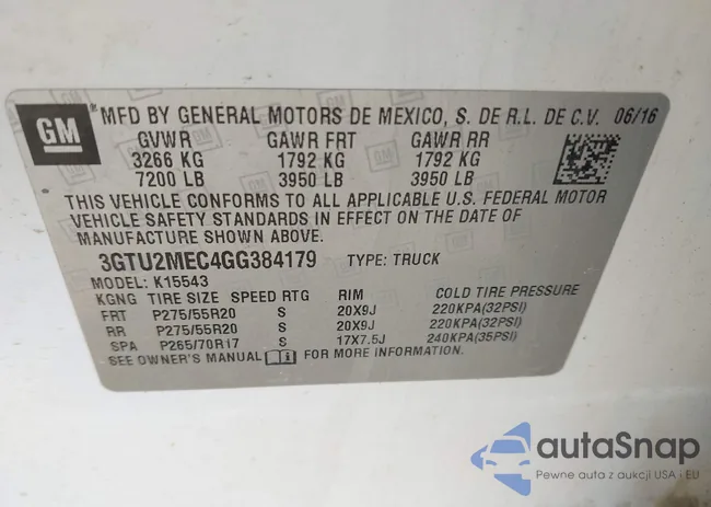 3GTU2MEC4GG384179: 43367580