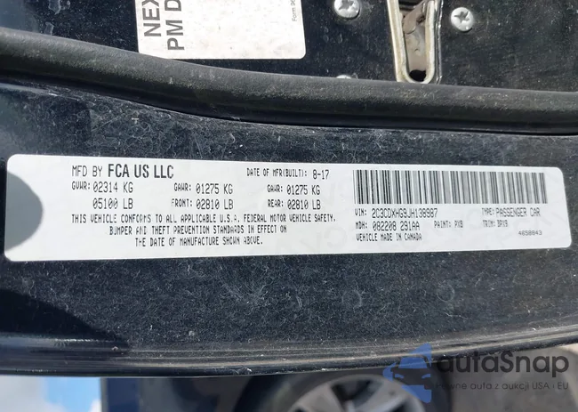 2C3CDXHG9JH138987: 43368819