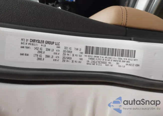 1C4SDJET9EC503635: 43369123