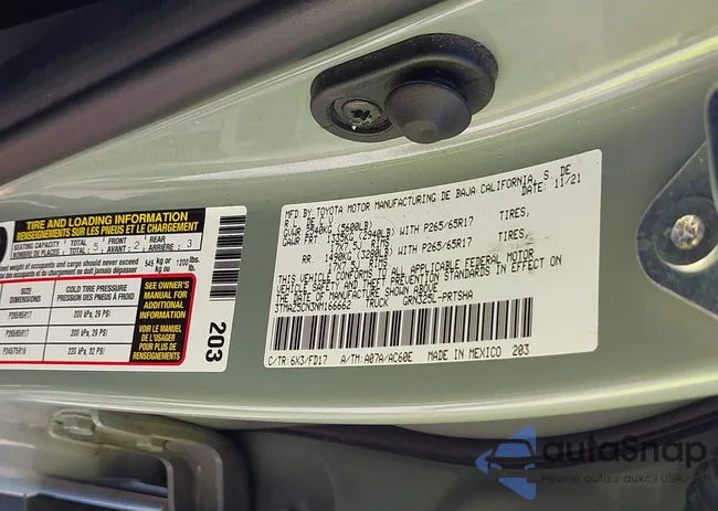 3TMAZ5CN3NM166662: 43369131