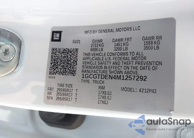 1GCGTDEN4M1257292: 43368583