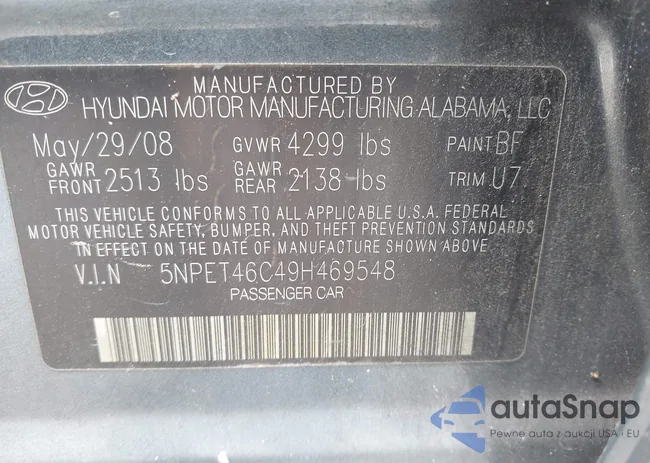 5NPET46C49H469548: 43368600