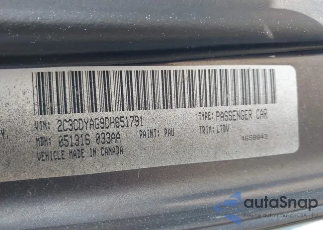 2C3CDYAG9DH651791: 43369887