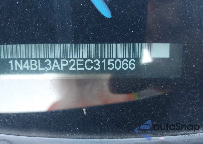 1N4BL3AP2EC315066: 43370012