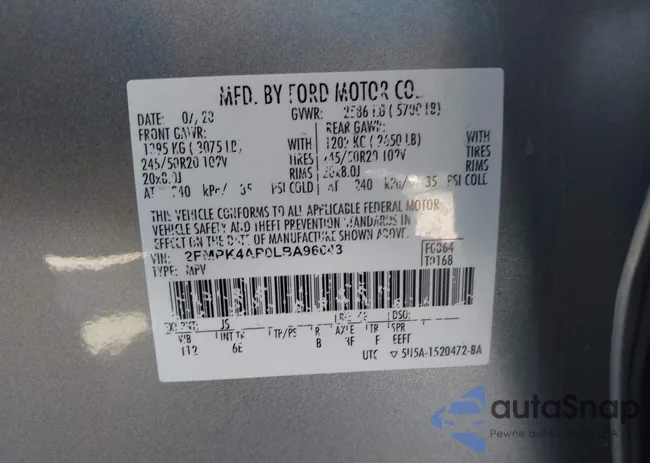 2FMPK4AP0LBA96643: 43370224