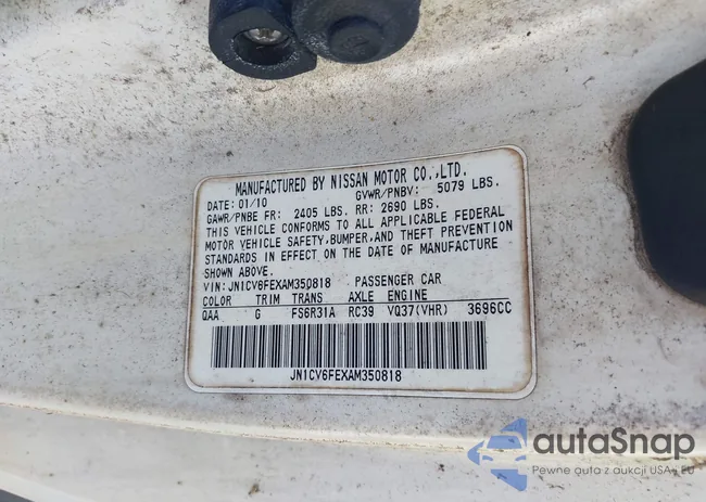 JN1CV6FEXAM350818: 43370253