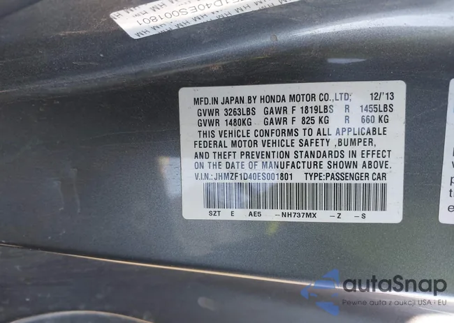 JHMZF1D40ES001801: 43369352