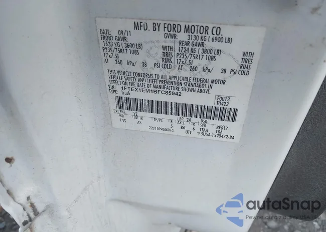 1FTEX1EM1BFC85942: 43369640