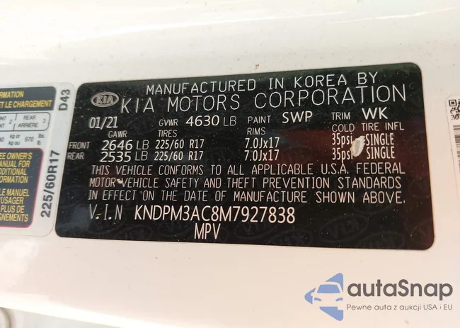 KNDPM3AC8M7927838: 43371131