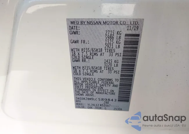 5N1DR2BM9LC589843: 43371245