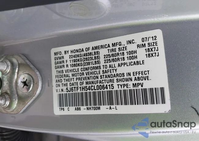 5J6TF1H54CL006415: 43370323