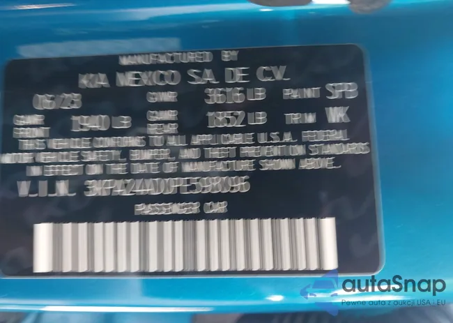 3KPA24AD0PE598096: 43370513