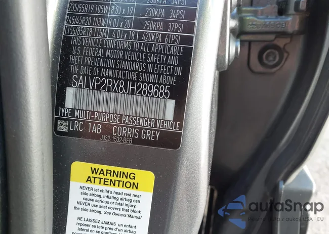 SALVP2RX8JH289685: 43370522