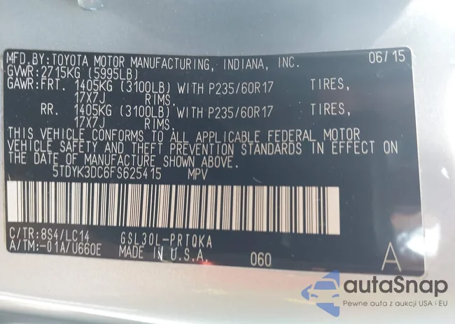 5TDYK3DC6FS625415: 43370554