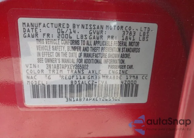 3N1AB7APXEY265902: 43371849