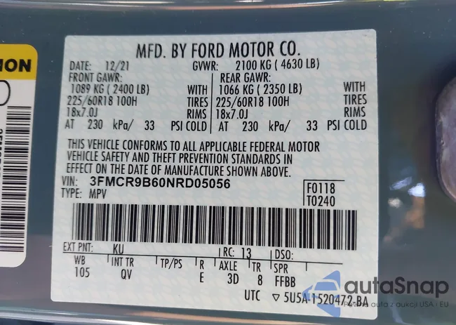 3FMCR9B60NRD05056: 43371871